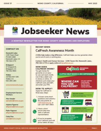 Jobseeker News May Cover