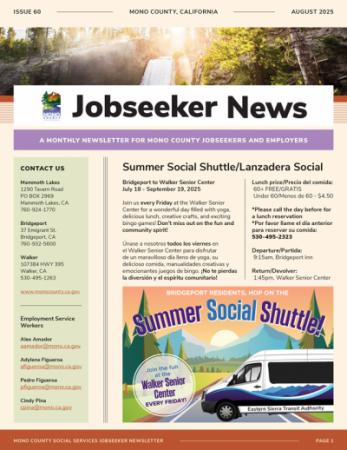Jobseeker News August Cover